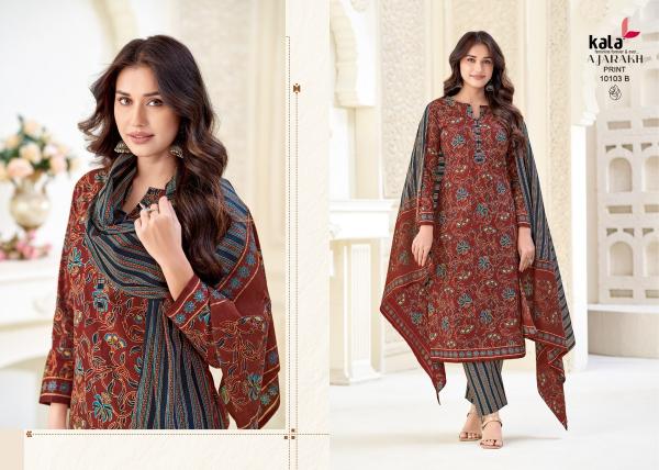 Kala ajrakh vol 1 ethnic dress material wholesale